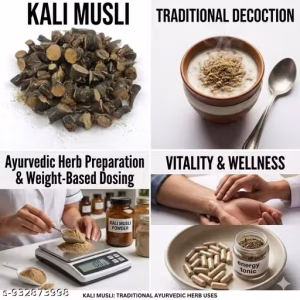 Raysx Herb Raw Kali Musli 100gm – Curculigo orchioides / Kali Musli / Kali Musali / Black Musli | 100 g | 100% Pure & Natural SUPPORT BONE & JOINT HEALTH, STRESS RELIEF GYM SUPPLEMENT